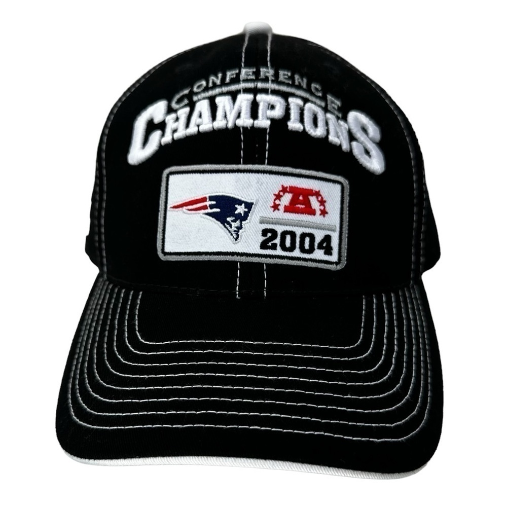 New England Patriots Hat NFL Football Retro 2004 AFC Conference Champs